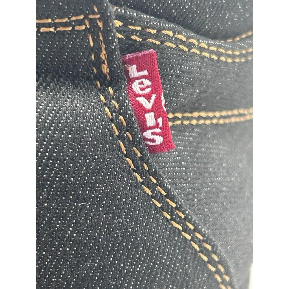Levi Strauss Mens Size 8.5 Blue Denim Ankle‎ Lace Up Loafers